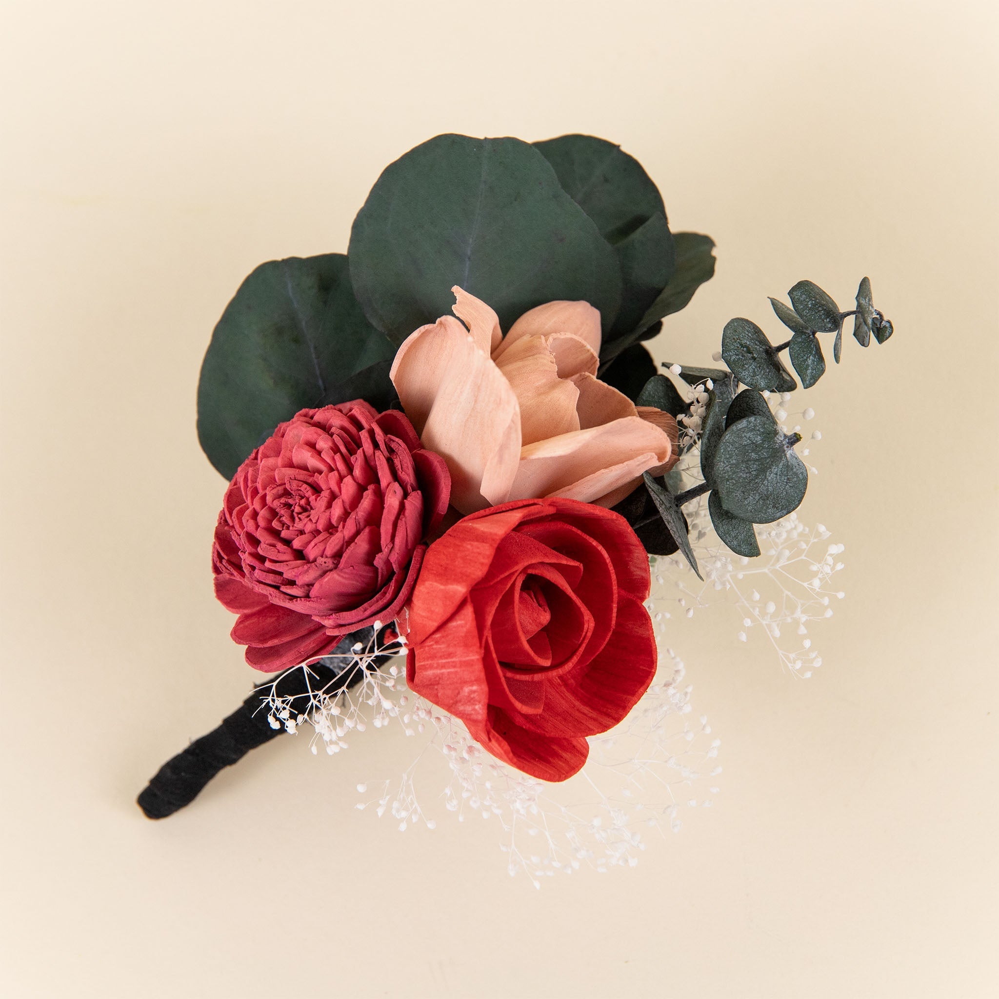 Luxe Velvet Simple Boutonniere*